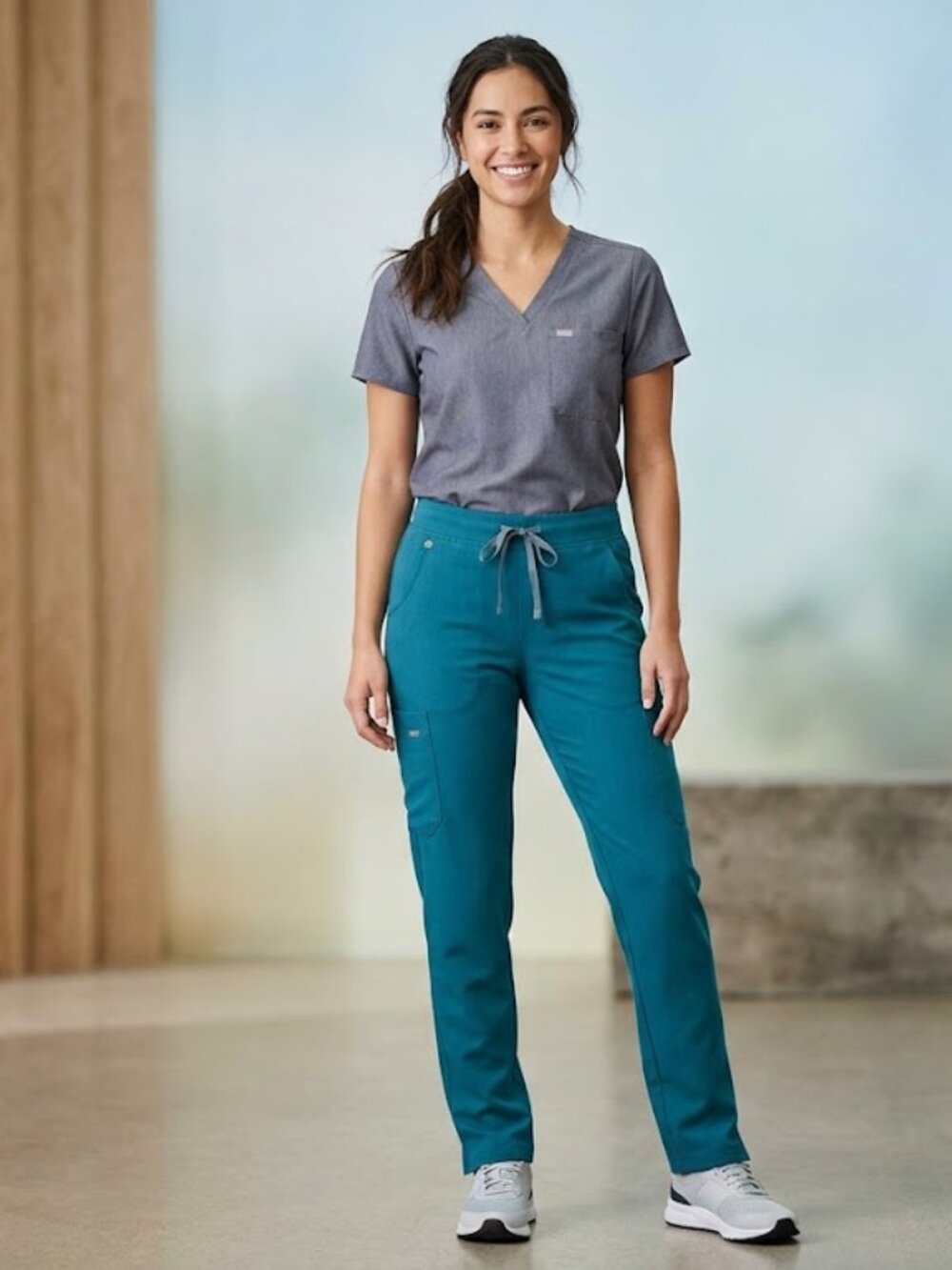Figs Teal Scrub‎ Pants